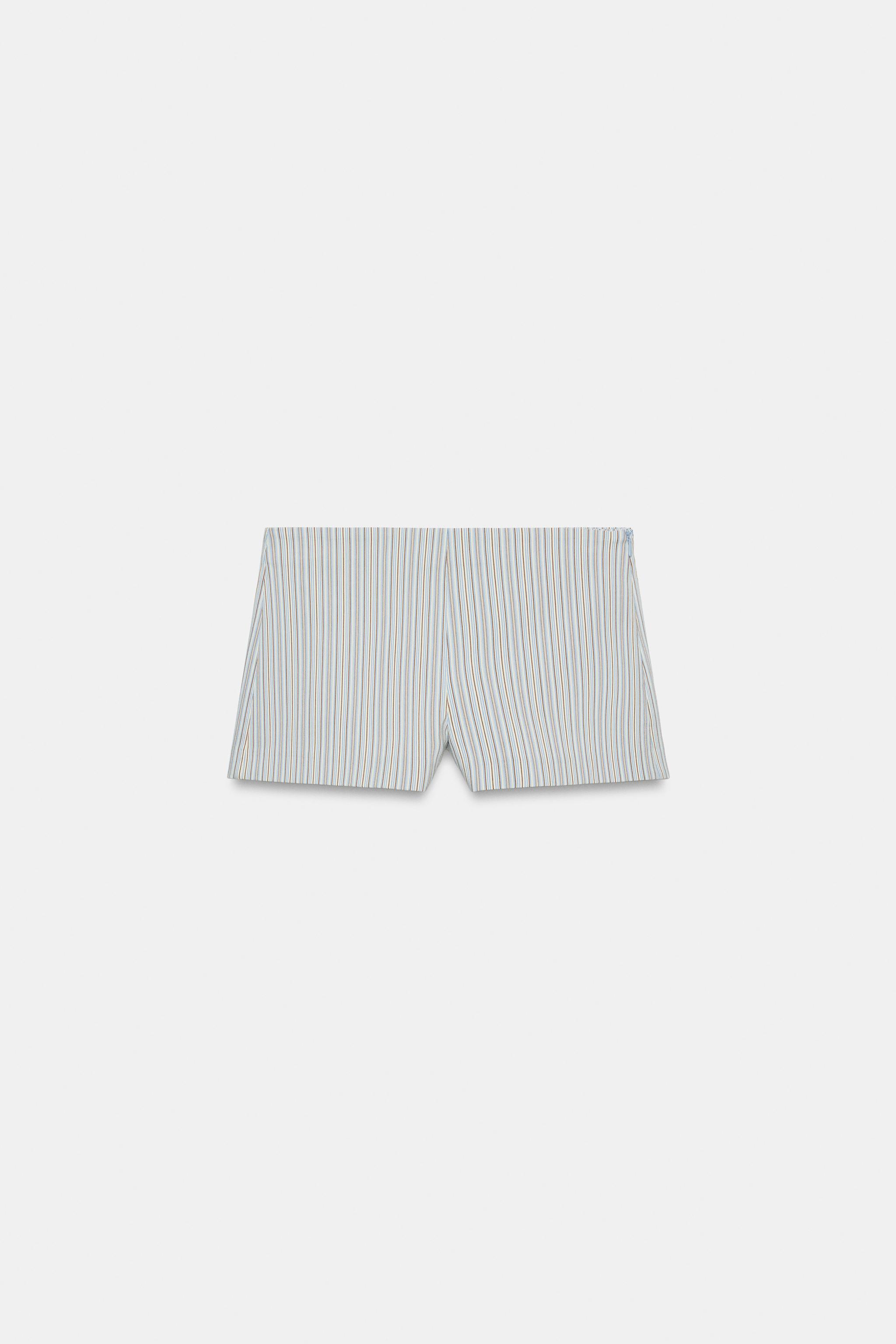 MINI STRIPED SHORTS
